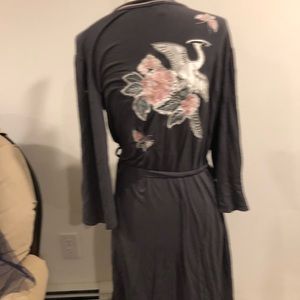 Embroidered robe